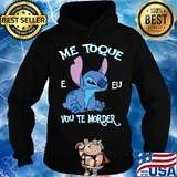 Disney stitch me toque e eu vou te morder s Hoodie