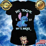 Disney stitch me toque e eu vou te morder s Ladies tee
