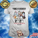 Dogs march birthday 2020 the year when shit got real quarantined toilet paper covid-19 shirt