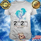 Dolphins 2020 the year when shit got real quarantined toilet paper covid-19 shirt