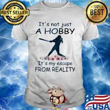 Flower It's not just a hobby it's my escape from reality shirt