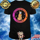German shepherd stay home save lives quaranteam covid-19 shirt