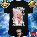 Harley quinn never underestimate a woman who was born in april snowflakes shirt