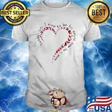 Heart butterfly daddy girl I used to be big angel now be is mine shirt