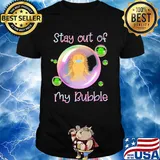Hedgehog wear medical mask stay out of my bubble coronavirus shirt