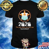 Houston astros 2020 the year when shit got real quarantined toilet paper mask covid-19 shirt