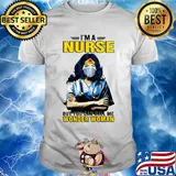 I'm a nurse but you can call me wonder woman mask shirt