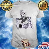 Jack skellington fuck coronavirus mask shirt