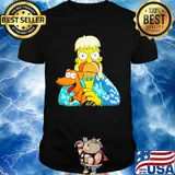 Joe exotic tiger king bart simpson dog santa’s little helper shirt
