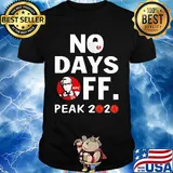 KFC mask no days off peak 2020 virus corona shirt