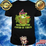 Nando’s baby yoda destroy the covid-19 virus shirt