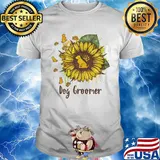 Official Dog Groomer sunflower shirt