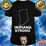 Official Indiana strong map shirt