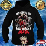 Only old people know how to rock acdc signatures s Hoodie