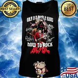 Only old people know how to rock acdc signatures s Tank top