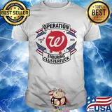 Operations covid 19 Washington Nationals 2020 enduring clusterfuck shirt