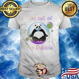 Panda stay out my bubble coronavirus mask shirt