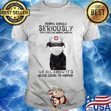 People should seriously stop expecting normal from me we all know it's never going to happen Dog mask shirt