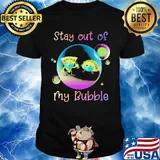 Pizza and hamburgers stay out of my bubble coronavirus mask shirt