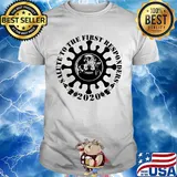 Salute to the first responders 2020 mask toilet paper shirt