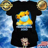 Simba quarantined 2020 Disney mask Covid-19 s Ladies tee
