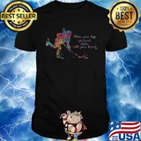 Skiing when your legs get tired skate with your heart colors shirt