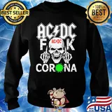Skull acdc fuck coronavirus s Sweater