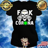 Skull amazon fuck coronavirus s Ladies tee