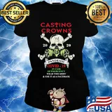 Skull casting crowns 2020 pandemic covid-19 in case of emergency cut this shirt and use it as face mask s Ladies tee