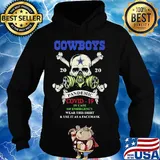 Skull cowboys 2020 pandemic covid-19 in case of emergency cut this shirt and use it as face mask s Hoodie