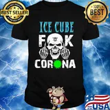 Skull ice cube fuck coronavirus shirt