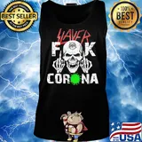 Skull slayer fuck coronavirus 2020 s Tank top