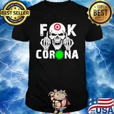 Skull target fuck coronavirus shirt