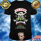 Skull zz top 2020 pandemic covid-19 in case of emergency wear this shirt and use it as a facemask shirt