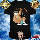 Sloth washing hands covid-19 shirt