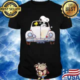 Snoopy and Woodstock driving 09 09 Mk shirt
