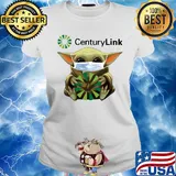 Star wars baby yoda mask hug centurylink covid-19 s Ladies tee