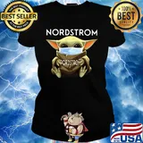 Star wars baby yoda mask hug nordstrom covid-19 s Ladies tee