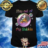 Stay out of cow mask my bubble covid-19 shirt