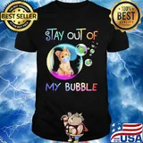 Stay out of my Bubble virus mask Dog shirt