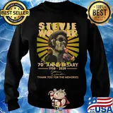 Stevie wonder 70th anniversary 1950-2020 signature thank you for the memories s Sweater