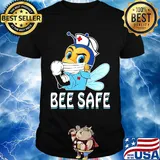 Strong Nurse Bee Safe Mask Shirt
