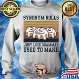 Synonym rolls just like grammar used to make Donuts vintage s Sweater