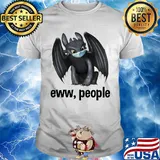 Toothless mask eww people shirt
