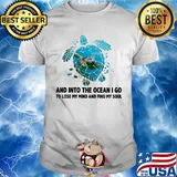 Turtle and into the ocean I go to lose my mind and find my soul shirt