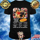 08 years of 1990 1998 9 seasons 180 episodes seinfeld thank you for the memories signatures shirt