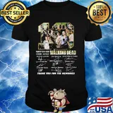10 years of 2010 2020 10 seasons 146 episodes the walking dead thank you for the memories signatures shirt