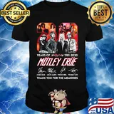 29 years of 1981 2020 motley crue band thank you for the memories signatures shirt