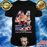 44 years of rocky 1976 2020 thank you for the memories signatures shirt