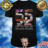 55 years of 1966 2021 Santana thank you for the memories signature shirt